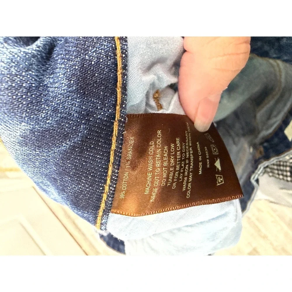 Kut from the Kloth Women Jeans Amy‎ Ankle Straight Leg Blue 24W